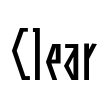 Clear Font Image