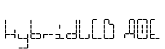 HybridLCD AOE Font Image