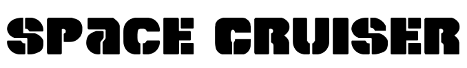 Space Cruiser Font Image
