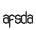 afsda Font Image