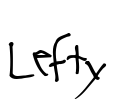 Lefty Font Image
