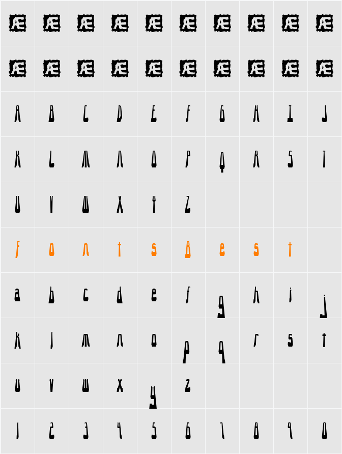 10.15 Saturday Night BRK Character Map