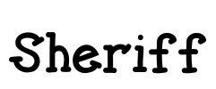 Sheriff Font Image