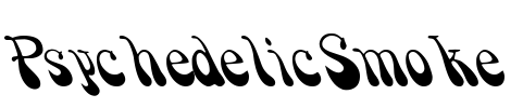 PsychedelicSmoke Font Image