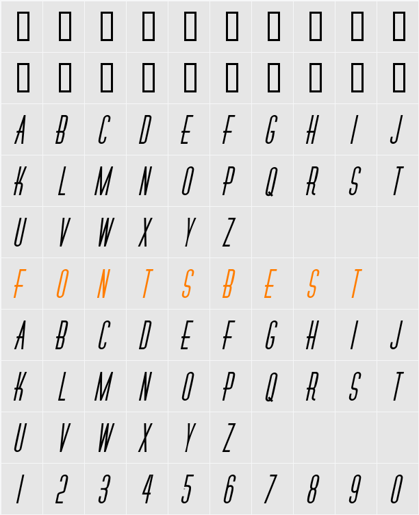 RoselleCapsSSK Character Map