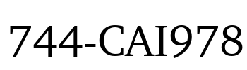 744-CAI978