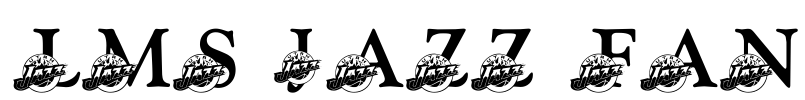 LMS Jazz Fan Font Image