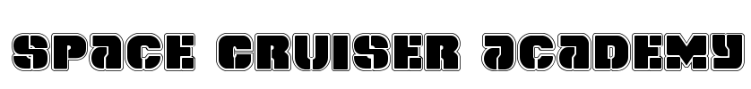 Space Cruiser Academy Font Image