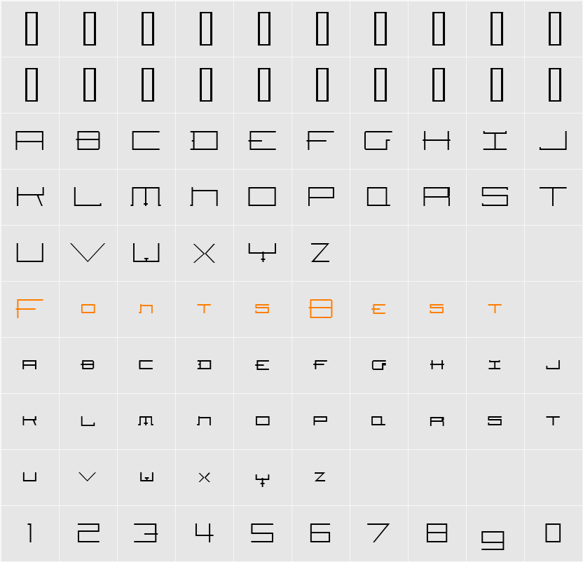 Hozenozzle New Character Map
