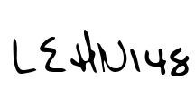 LEHN148 Font Image