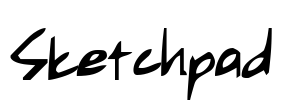 Sketchpad Font Image