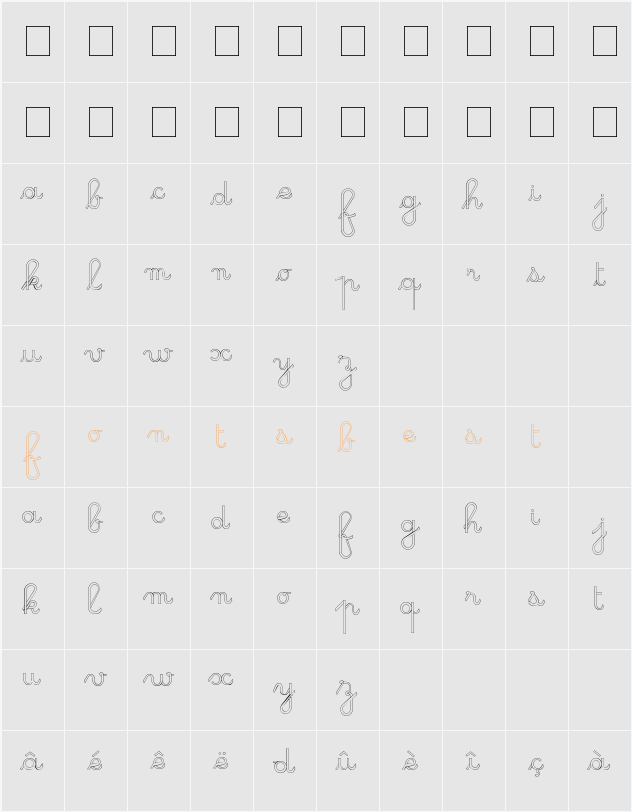 GS Open Character Map