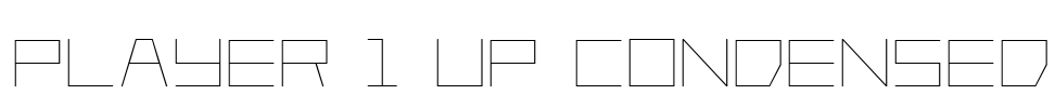 Player 1 Up Condensed