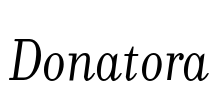 Donatora Font Image