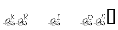 KR I Do! Font Image
