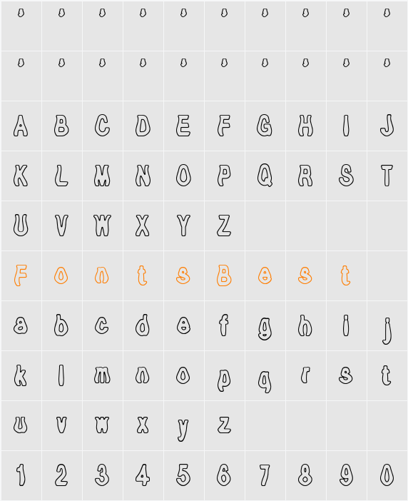 Tioem-Open Character Map