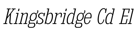 Kingsbridge Cd El Font Image