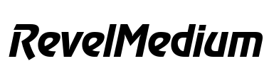 RevelMedium Font Image
