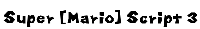 Super [Mario] Script 3