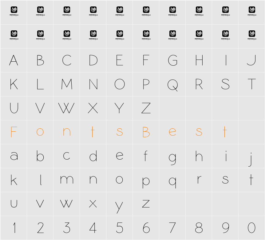 Coamei Character Map