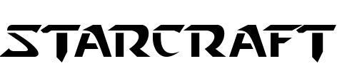Starcraft Font Image