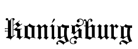 Konigsburg Font Image