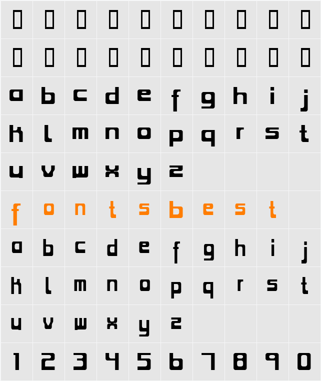 Zoltan Character Map