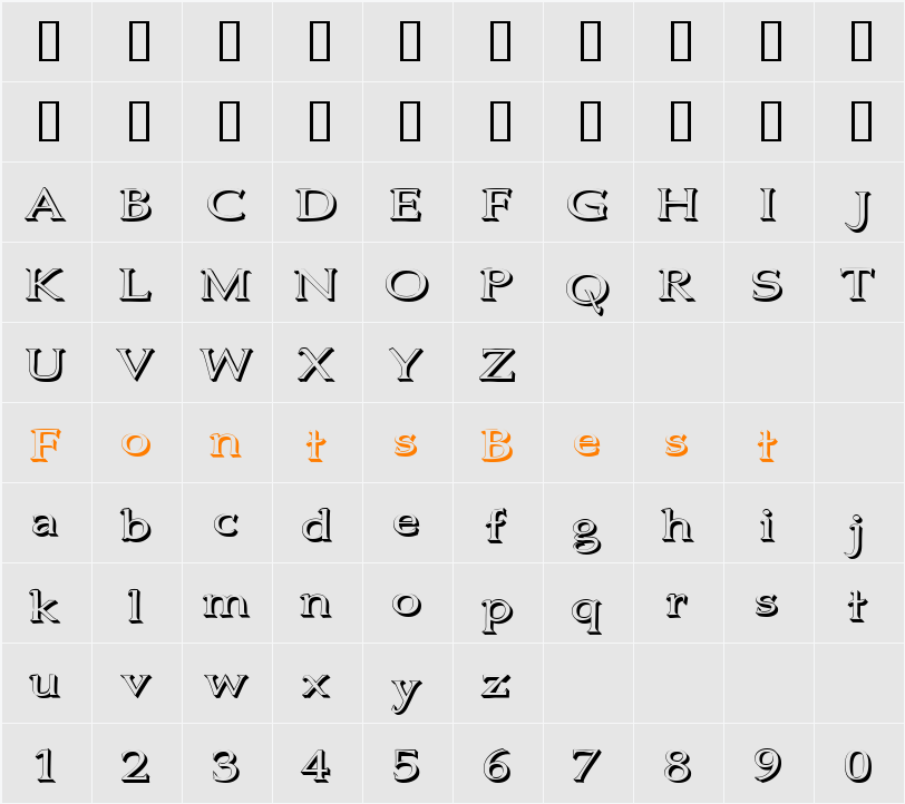 Jhunwest 3D Character Map