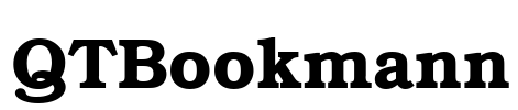 QTBookmann Font Image
