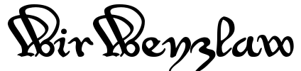 WirWenzlaw Font Image