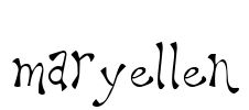 Maryellen Font Image