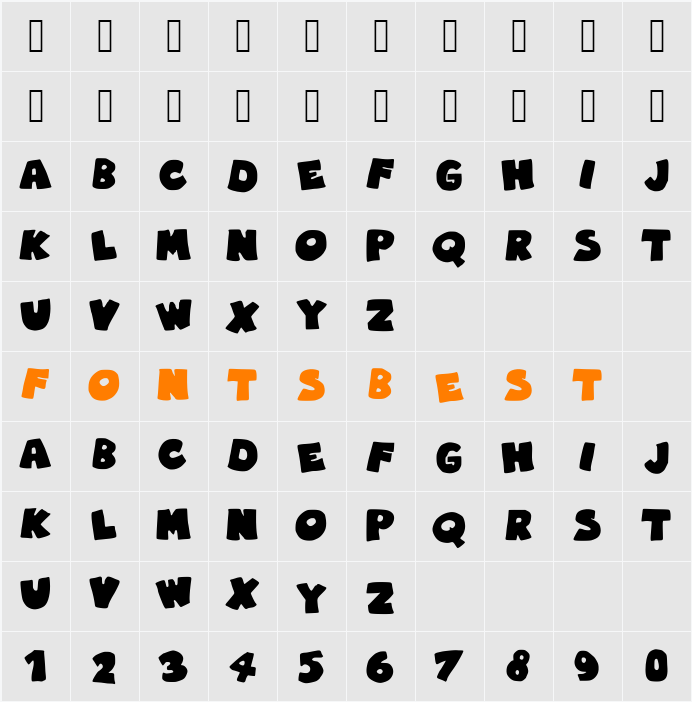 RobinGraffitiFilledin Character Map