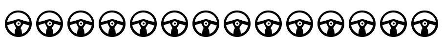 Transportation Font Image