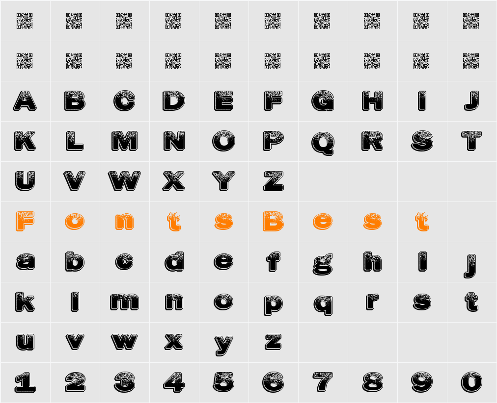 DustyHotels Character Map