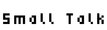 Small Talk Font Image