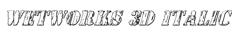 Wetworks 3D Italic
