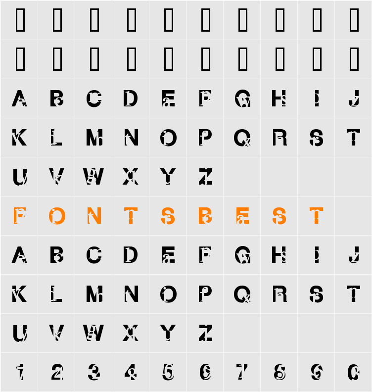 Subtext Character Map