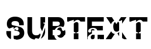 Subtext Font Image