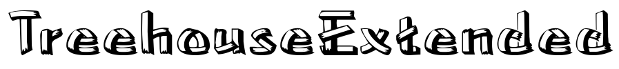 TreehouseExtended Font Image