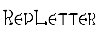 RedLetter Font Image