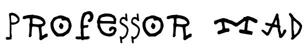 Professor Mad Font Image