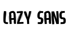 Lazy Sans Font Image