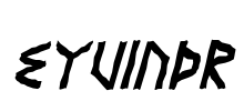 Eyvindr Font Image