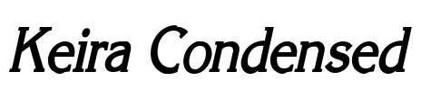 Keira Condensed Font Image