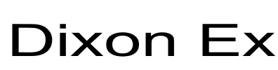 Dixon Ex Font Image