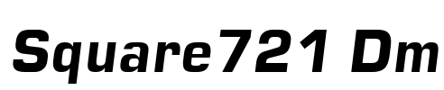 Square721 Dm Font Image
