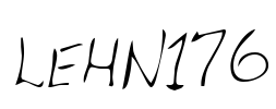 LEHN176 Font Image