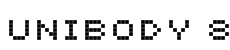 Unibody 8 Font Image