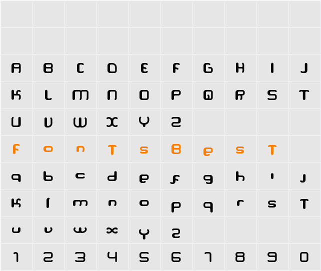Serpi Character Map