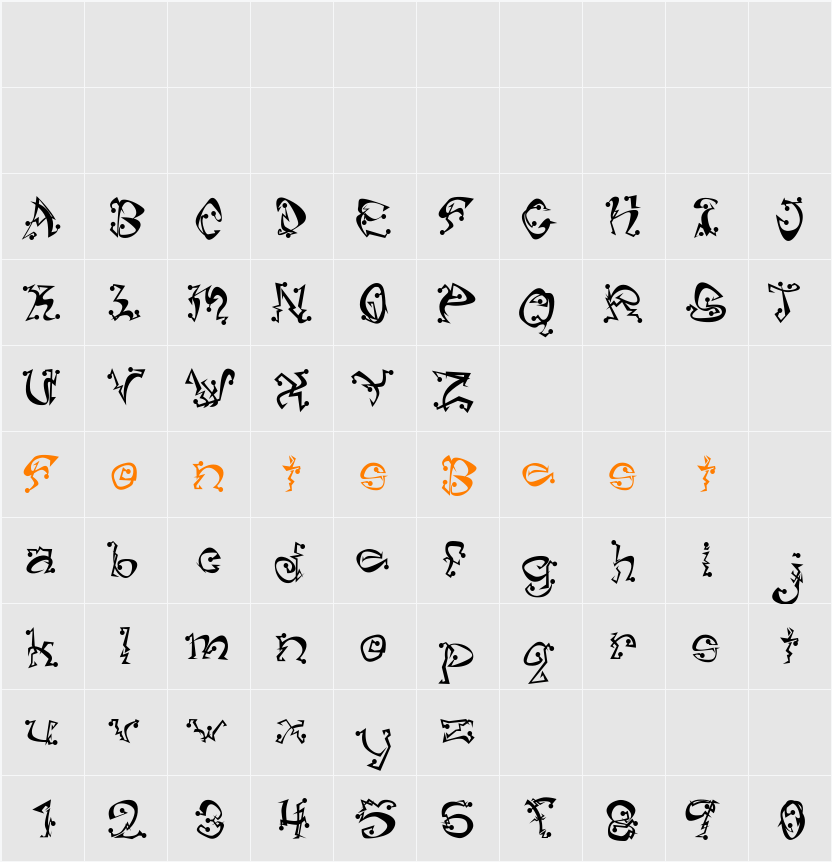 Tagged Character Map